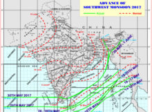 Northern Limit of Monsoon June 2017