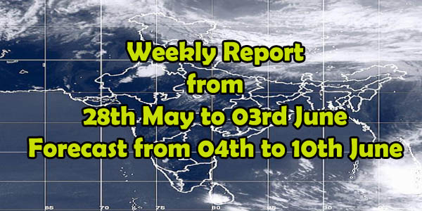 Weekly Weather Report til 03 June